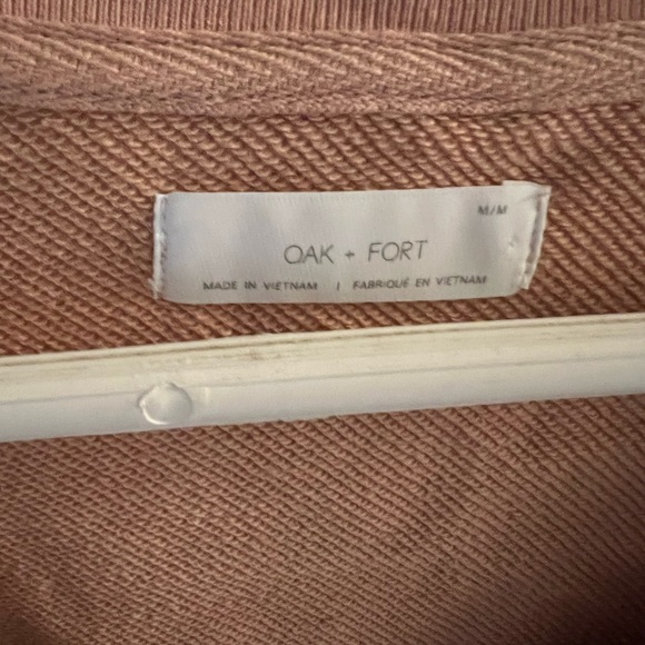 OAK + FORT - Sweatshirt V-neck Sz. M - Picture 2 of 4
